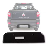 Suporte Placa Traseira Fiat Strada Working 2016 Original