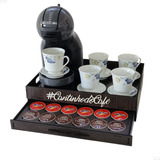 Suporte Porta Cápsulas Dolce Gusto Café Bandeja Decorativa
