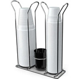 Suporte Porta Copo Descartável 80 200ml Organizador Cromado