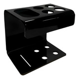 Suporte Porta Escova De Dente Banheiro 4 Escovas Acrílico Cor Preto