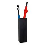 Suporte Porta Guarda chuvas Basico Vazado Aço Preto Luxo