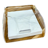 Suporte Porta Guardanapo Pequeno Mesa De Acrilico Lindo