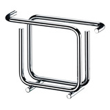 Suporte Porta Guardanapo Pequeno Mesa Luxo Cromado Future