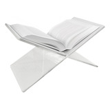 Suporte Porta Livro Acrílico Cristal Biblia Decoração Sala