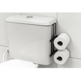 Suporte Porta Papel Higiênico Duplo P Caixa Acoplada Preto