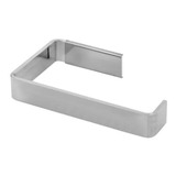 Suporte Porta Papel Higiênico Quadrado Metal Inox Luxo