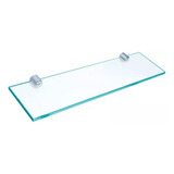 Suporte Porta Shampoo De Vidro Incolor Banheiro Luxo 1 Un