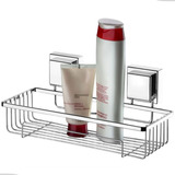 Suporte Porta Shampoo Sabonete De Parede Box Ventosa Cromado