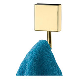 Suporte Porta Toalha Cabide Gancho Multiuso Dourado Future