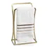 Suporte Porta Toalha De Bancada P  Lavabo Banheiro Dourado Luxo Arthi 3222