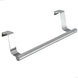 Suporte Portátil Pano Prato Toalha Porta Armário Inox 23cm 23 Cm