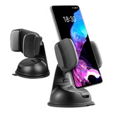 Suporte Pra Celular Automotivo Gira 360 Silicone Ventosa