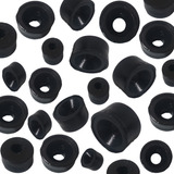 Suporte Prateleira 10x15 Redondo Preto Móveis 100 Peças