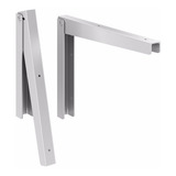 Suporte Prateleira Dobrável Par 25cm À 45cm Tampo Mesa