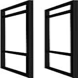 Suporte Prateleira Industrial Aço Parede Preto Fosco 2 Pçs