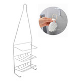 Suporte Prateleira Metal Shampoo Sabonete Banho 46 5x15 5 Cm