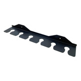 Suporte Prateleira Parede Porta 06 Taças Adega Vinho Vintage Cor Preto