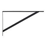 SUPORTE PRATELEIRA SIMPLES MAO FRANCESA 30CM PRETO