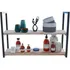 Suporte Preto Moderno 80x20cm Flutuante Para Garagem