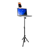 Suporte Projetor Notebook Celular Universal Tripé Pedestal