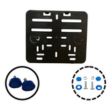 Suporte Protetor Placa Moto Mercosul Gratis Lacres Parafusos