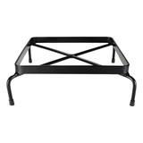 Suporte Quadrado Para Vaso De Plantas 20 Cm Aço Carbono