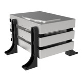 Suporte Rack Externo Vertical Até 3 Hd ssd Organizador Mesa