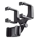 Suporte Retrovisor Giratório Articulado De Celular Veicular Para Espelho Flexível P Celular Espelho Retrovisor Firme Acessório