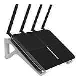 Suporte Roteador Receptor Wi Fi Parede Universal Maior 20cm Branco 