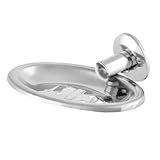 Suporte Saboneteira Banheiro Porta Sabonete Aço Inox Cor Cromado Cromado 
