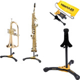 Suporte Sax Soprano Flugelhorn Resistente Hercules Ds531bb