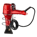 Suporte Secador Cabelo Ventosa Luxo Porta Secador Aço 4020