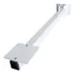 Suporte Sensor De Barreira Infra Aluminio Câmera 1mt Cftv