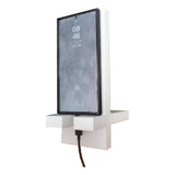 Suporte Smartphone Branco Mesa