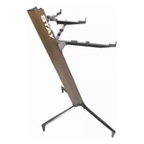 Suporte Stay Torre 1300 2 Aluminio 2 Teclados Com Bag Bronze