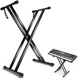 Suporte Teclado Musical Suporte Teclado Musical Estante Pedestal Suporte Teclado E Piano Dobrável E Regulável Em Altura Suporte Para Teclado Musical Suporte Para Teclado De Computador