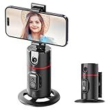Suporte Telefone Com Rastreamento Automático Rosto Sem Necessidade Aplicativo Rotação De 360 Tripé De Rastreamento Telefone Para Câmera Inteligente Transmissão Vídeo Gimbal Estabilizador Celular
