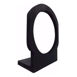 Suporte Tipo Regua Corneta 1 Poleg Jarrinho Preto Corneteira