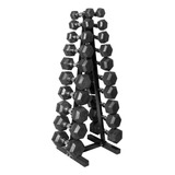 Suporte Torre Expositor Para 20 Halteres De 01kg A 10kg