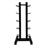 Suporte Torre Para 10 Halteres Expositor De Chão Preto