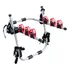 Suporte Transbike Sedan Hatch Suv 3 Bike Lobo Borracha Cor Prata