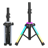 Suporte Tripe Rgb Para Caixa De Som Pedestal Recarregável