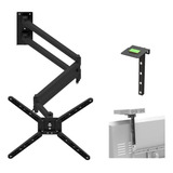 Suporte Tv Braço Longo 90cm Articulado Bandeja P Receptor
