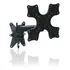 Suporte Tv/monitor Multilaser Até 46 Pol. Móvel - Ac170 Cor Preto