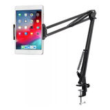 Suporte Universal Braço Flexível Celular iPad Mesa E Cama