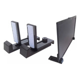 Suporte V2 Para Mesa Tv Monitor Regulável Ajustável Base