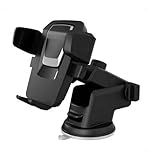 Suporte Veicular Celular GPS Universal Smartphone Ventosa Gruda Painel Carro Trava Automática Anti Queda