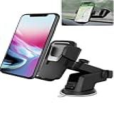 Suporte Veicular Premium Para Celular E GPS - Trava Automática- Anti Queda- Ventosa Forte - Fixa No Painel Ou Vidro - Waze- Uber- Smartphone