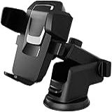 Suporte Veicular Premium Para Celular E GPS - Trava Automática- Anti Queda- Ventosa Forte - Fixa No Painel Ou Vidro - Waze- Uber- Taxi Smartphone
