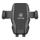 Suporte Veicular Universal Para Celular Carro Haste De Ventosa E Clip Ar Condicionado Tank Dinamic Gorila Shield Cor Preto